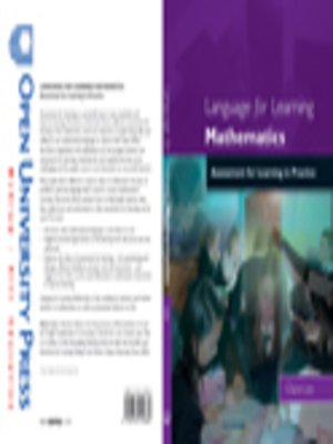cover image of Language For Learning Mathematics